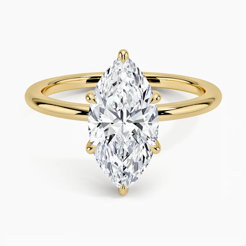 Lab Diamond Solitaire Ring