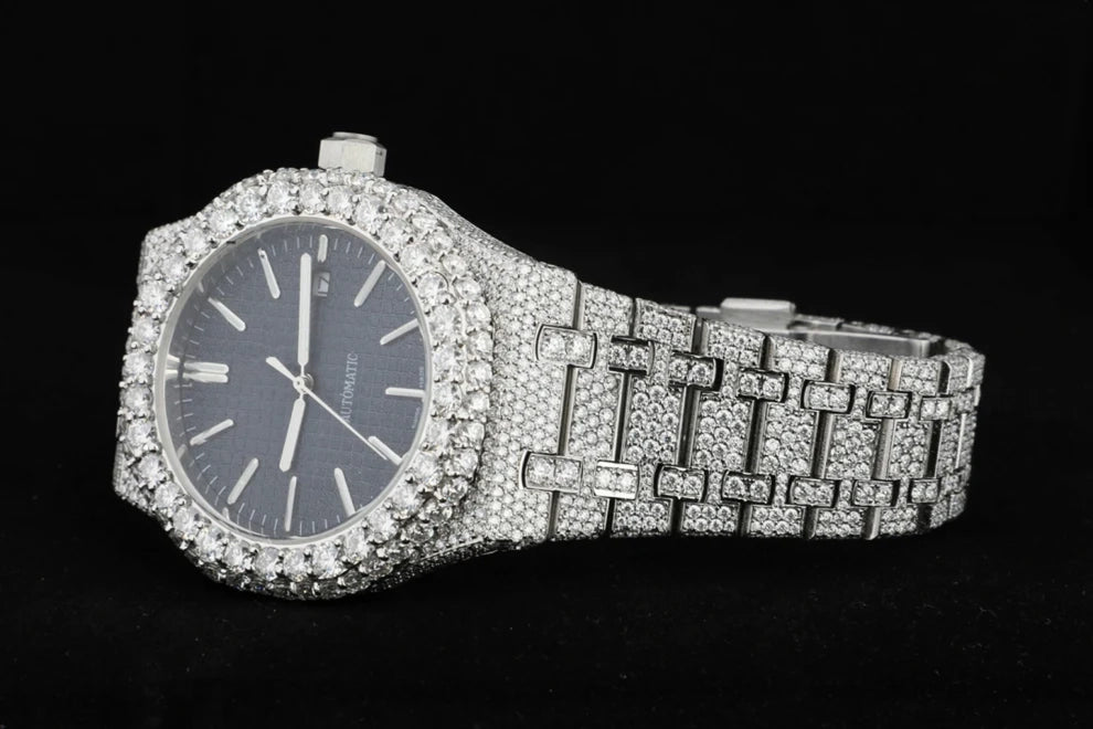 Custom Iced Bust Down VVS Moissanite Bling Bling Watch