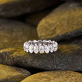 3.60 TCW Elegant Oval Cut Lab Grown Diamond Eternity Band in White Gold Luxury Wedding Ring (Copy)