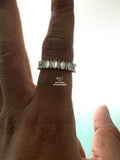 Marquise And Baguette Cut Lab Diamond Half Eternity Band