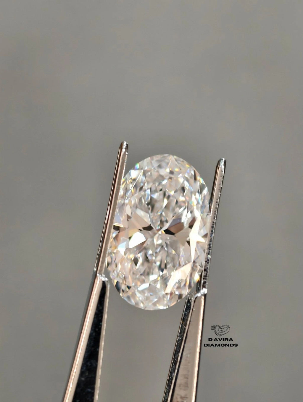 IGI Certified 5 CT Oval Cut Lab Grown Diamond For Jewelry