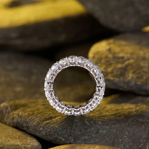 3.60 TCW Elegant Oval Cut Lab Grown Diamond Eternity Band in White Gold Luxury Wedding Ring (Copy)