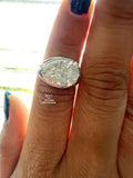 East West Pear Cut Bezel Set Lab Diamond Ring