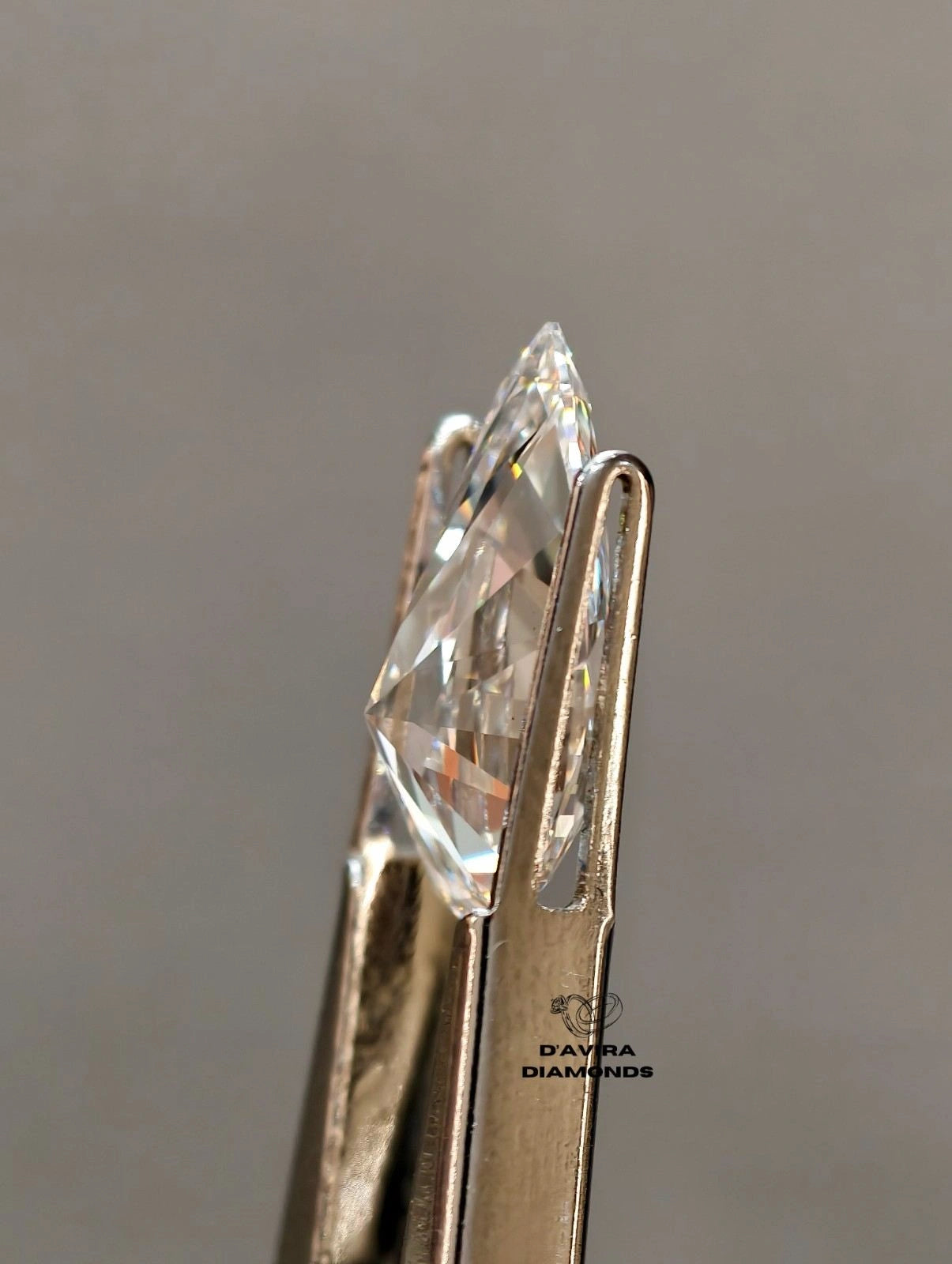 VVS1 D Color Pear Cut Lab Grown Loose Diamond