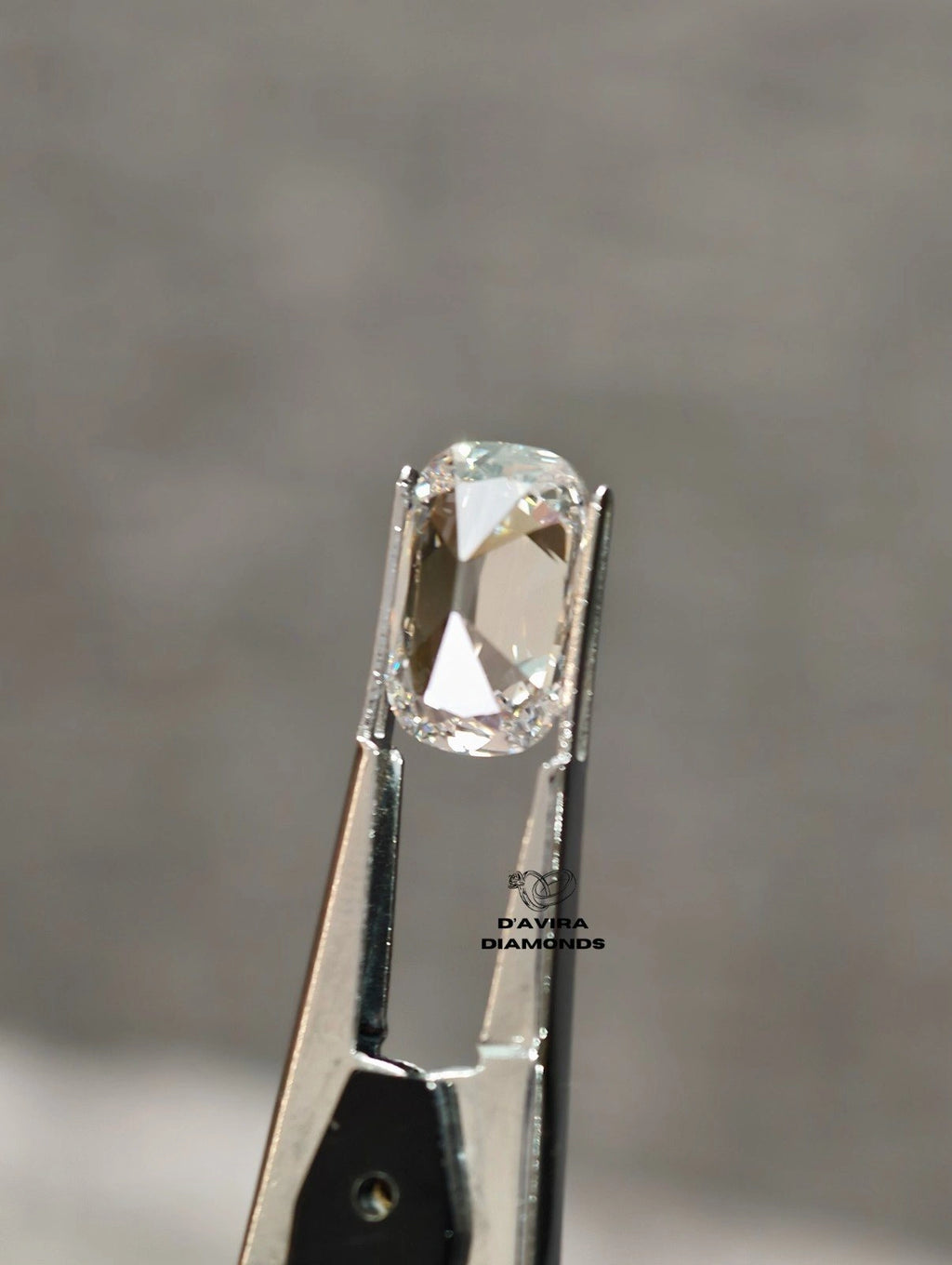 5 CT Old Mine Cushion Cut IGI Certified CVD Diamond