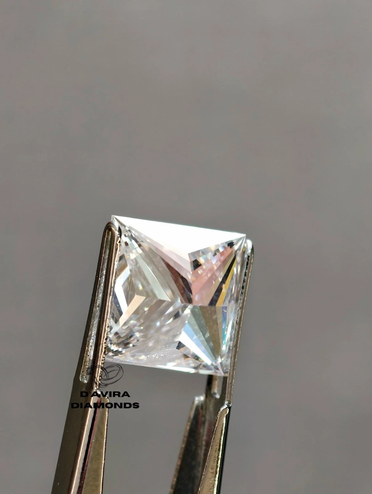 E VS1 Princess Cut Lab Grown Diamond For Men's Ring