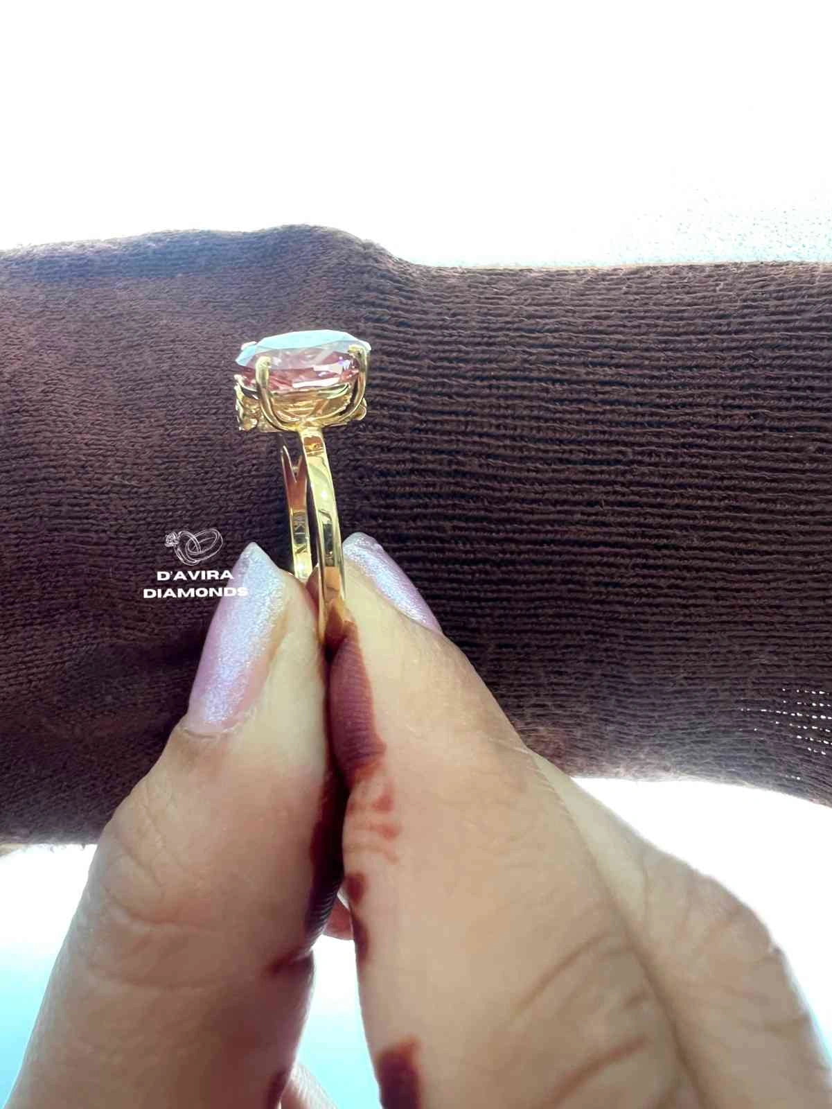 Toi Et Moi Oval And Emerald Cut Split Shank Ring