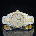 Fully Iced Out VVS Moissanite Baguette Diamond Watch