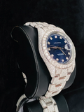 Men's 41MM VVS Moissanite Fully Iced Out Luxury Watch