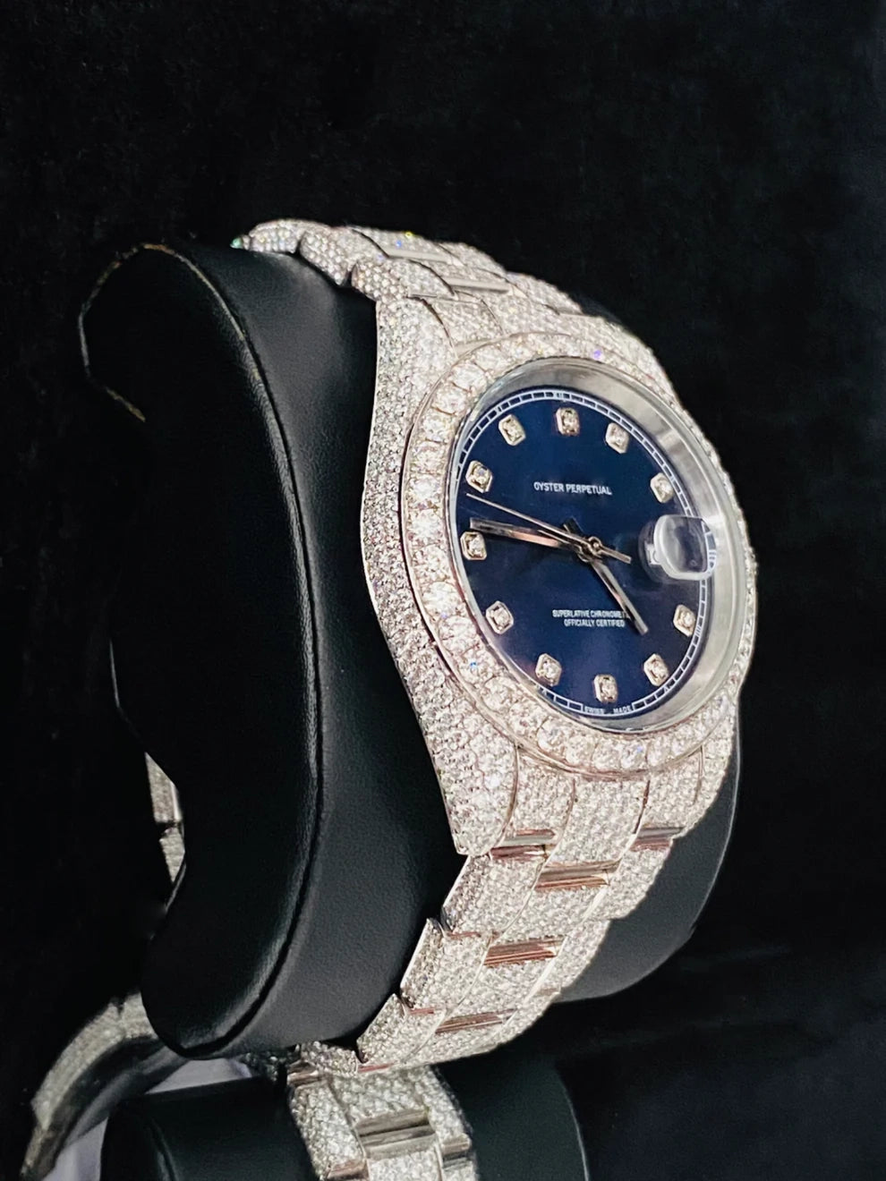 Custom Iced Out VVS Moissanite Rapper Bling Bling Watch