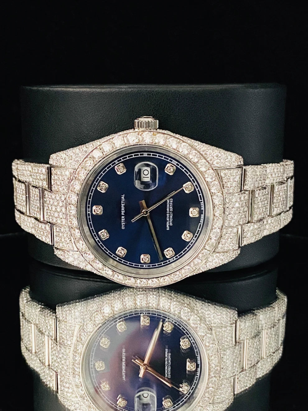 Custom Iced Out VVS Moissanite Rapper Bling Bling Watch