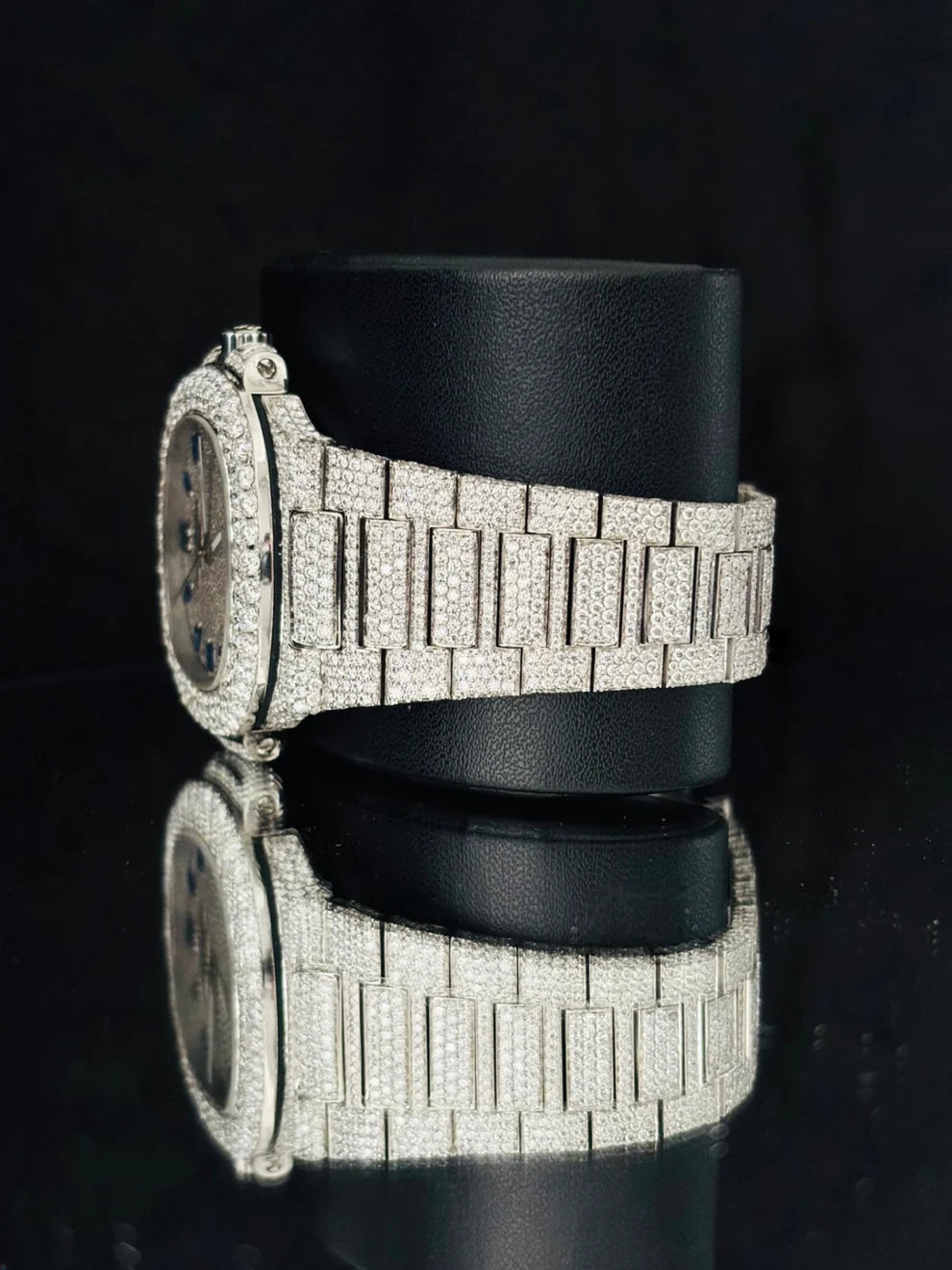 Baguette Bar Patek Philip Moissanite Watch