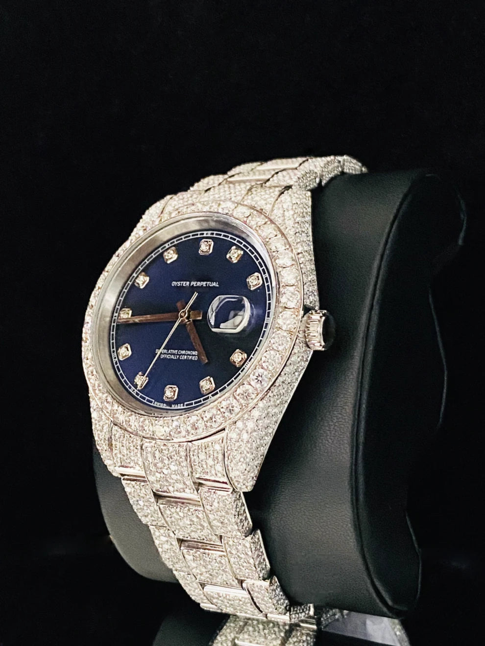 Custom Iced Out VVS Moissanite Rapper Bling Bling Watch