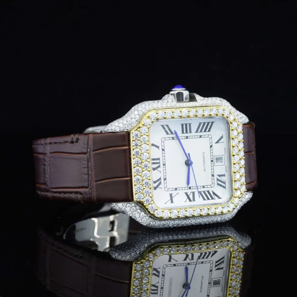 Stunning VVS Moissanite Diamond Iced Out Watch For Men