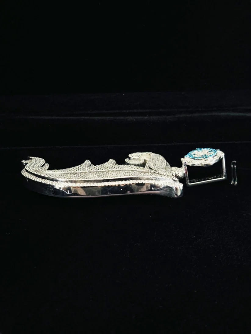 back side 925 sterling silver j letter pendant
