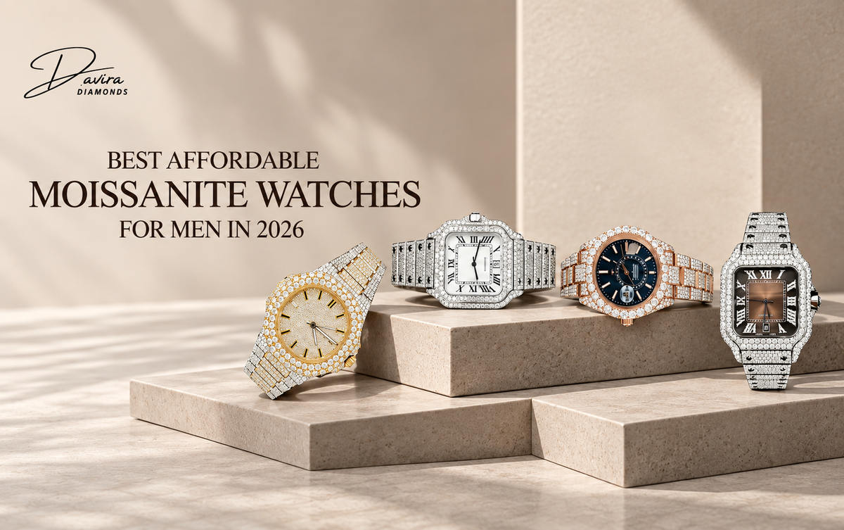 Moissanite Watches for Men That Combine Luxury and Affordability