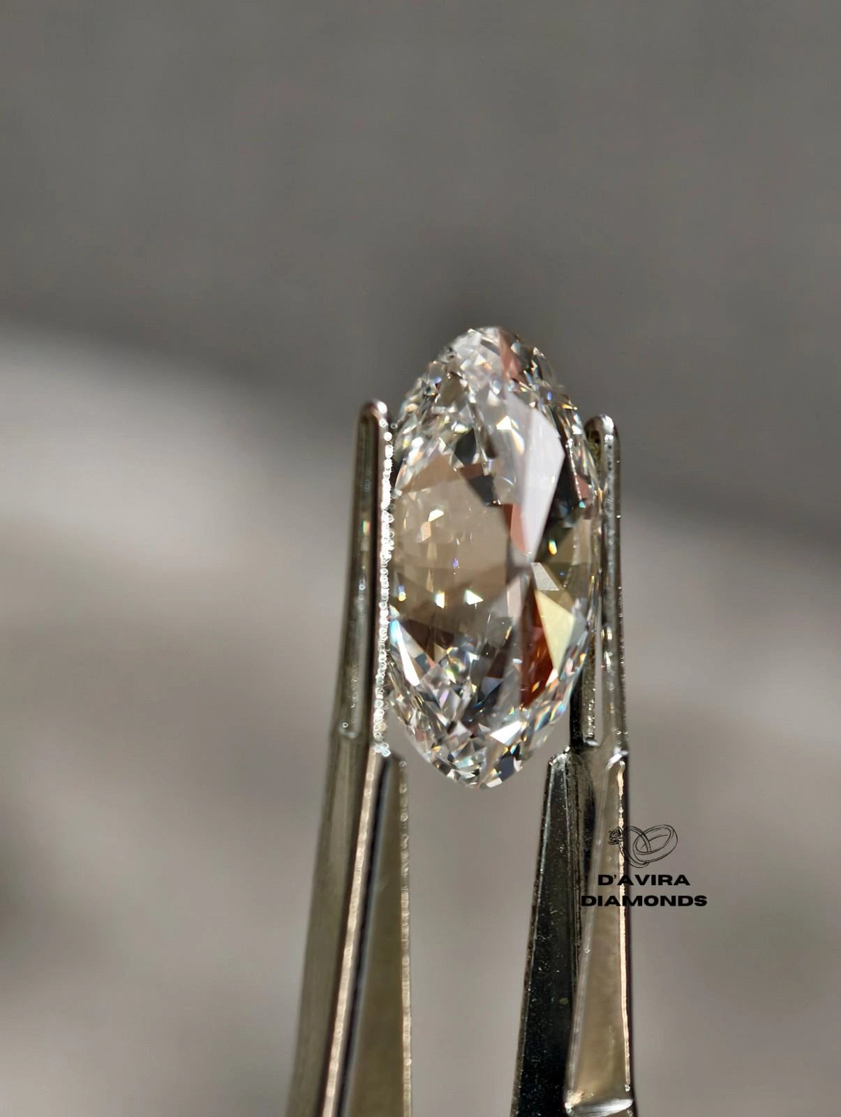 5 CT Moval Cut IGI Certified Lab Grown Loose Diamond