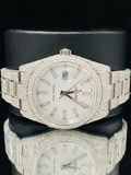 Buy Stainless Steel Hip Hop Fully Ice Out Moissanite Watch