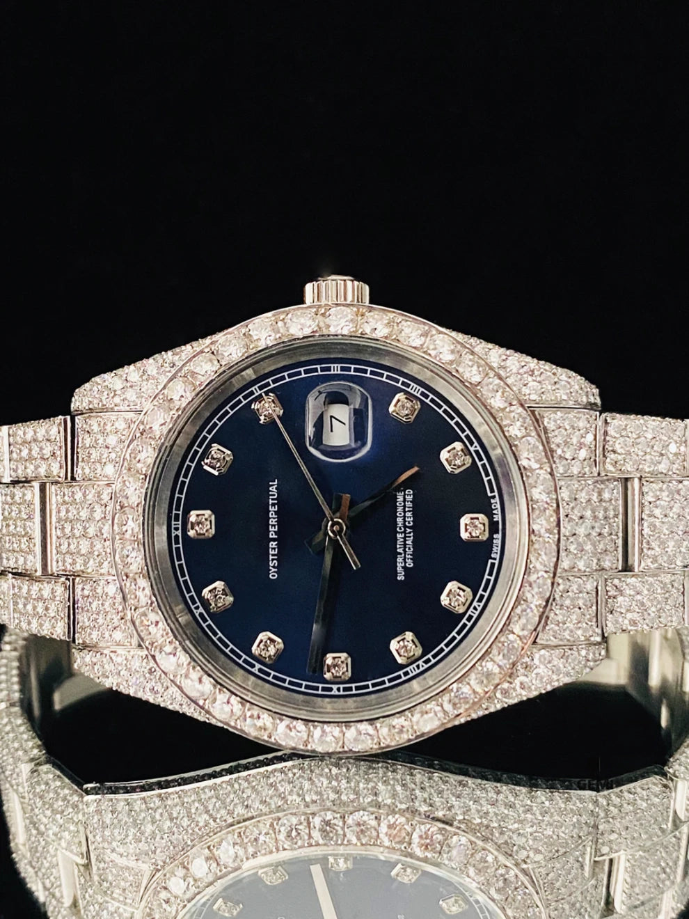 Custom Iced Out VVS Moissanite Rapper Bling Bling Watch
