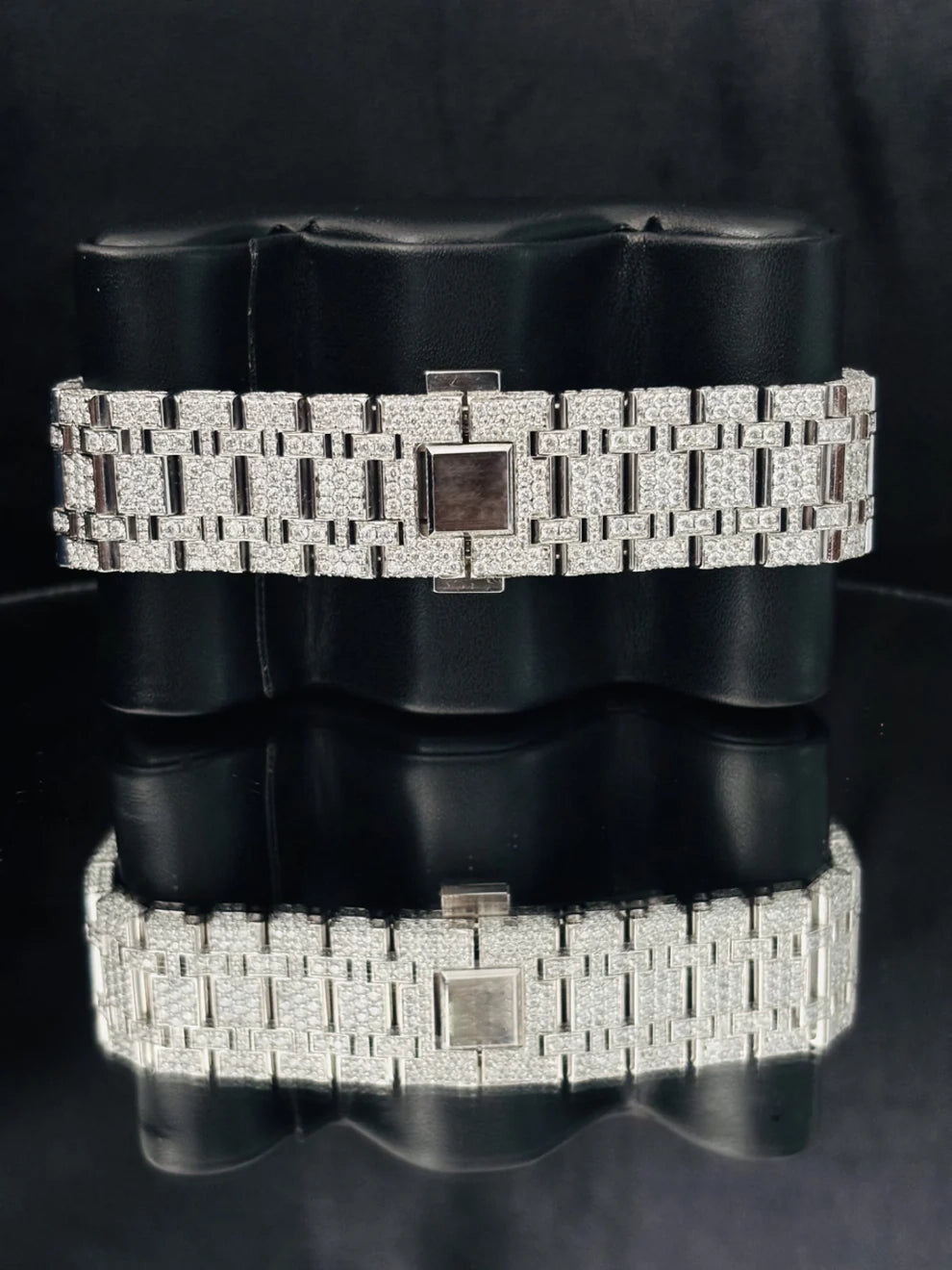 Color Full Dial Fully Ice Out Moissanite Diamond Watch