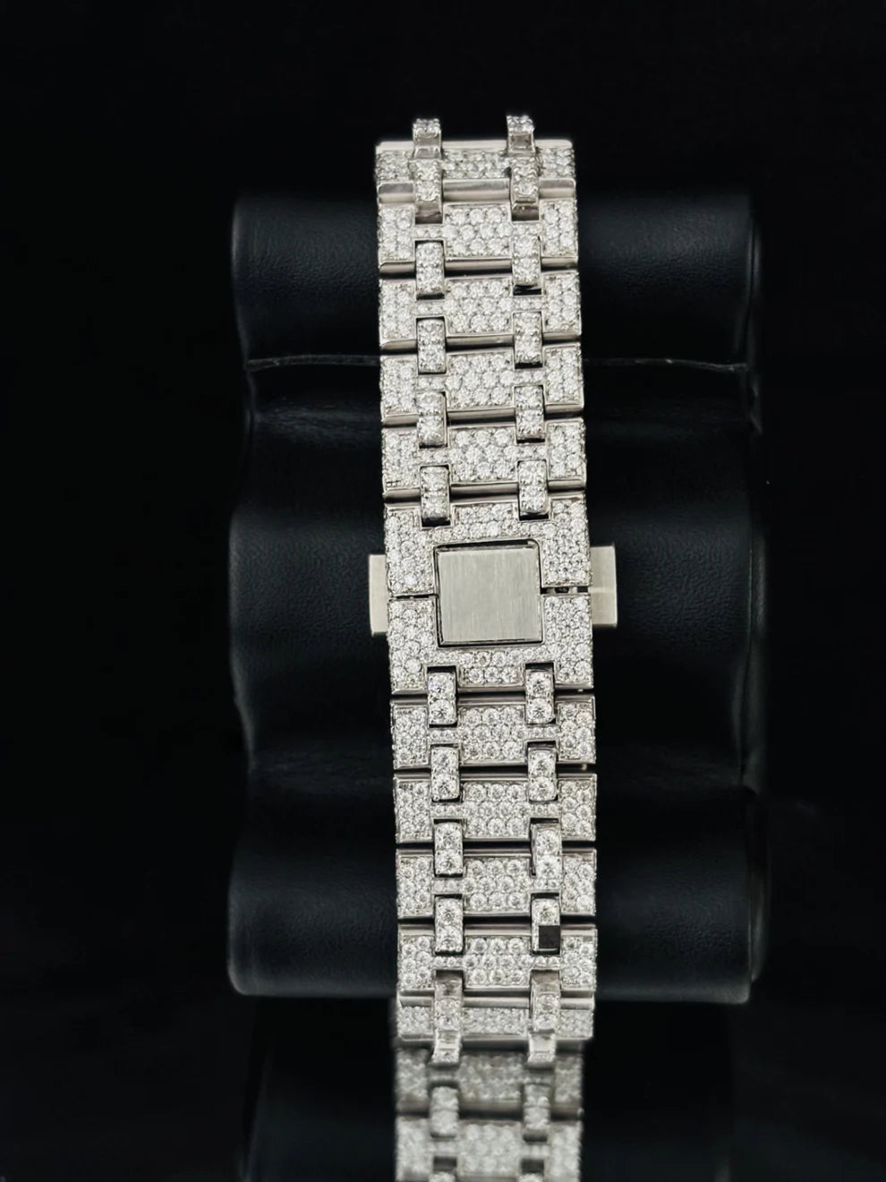 41MM Parote Bar Iced Out Automatic Moissanite Diamond Watch