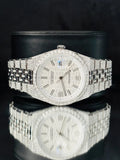 41MM Jubelie Belt White Dial Moissanite Watch