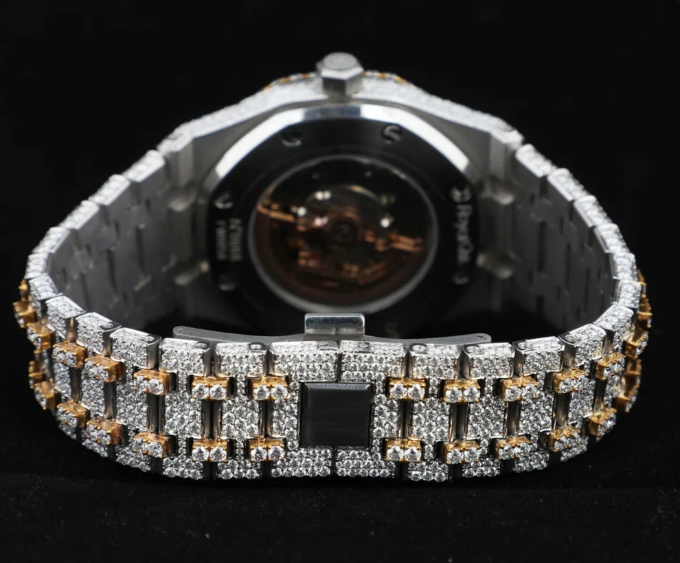Buy 41MM Fully Studded Moissanite Iced Out Watch For Men