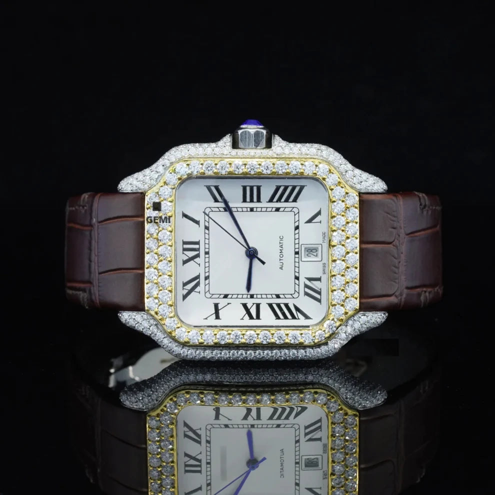 Stunning VVS Moissanite Diamond Iced Out Watch For Men