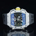 Men's VVS Moissanite Luxury Stainless Steel Diamond Watch