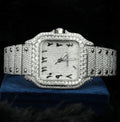 Fully Iced Out VVS Moissanite Diamond Bust Down Watch For Men