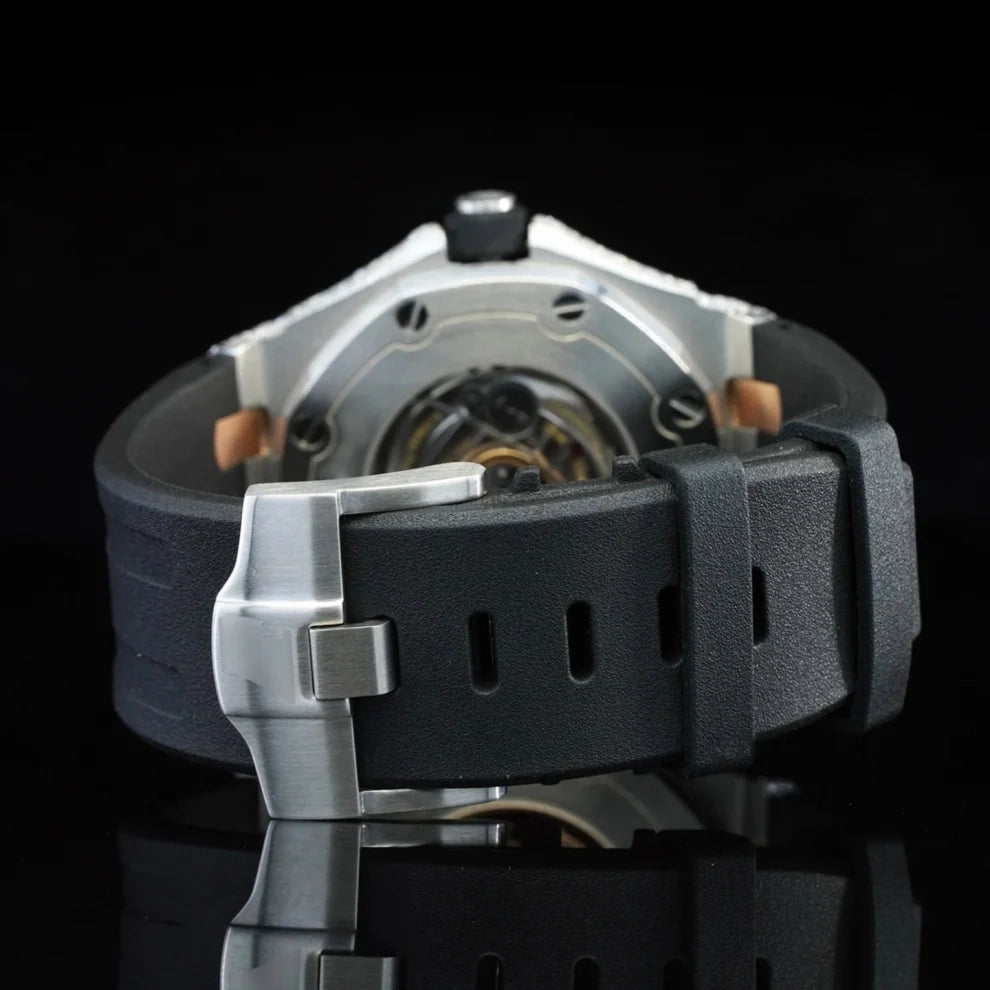 Fully Black Dial And Straps Moissanite Best Luxury Watch