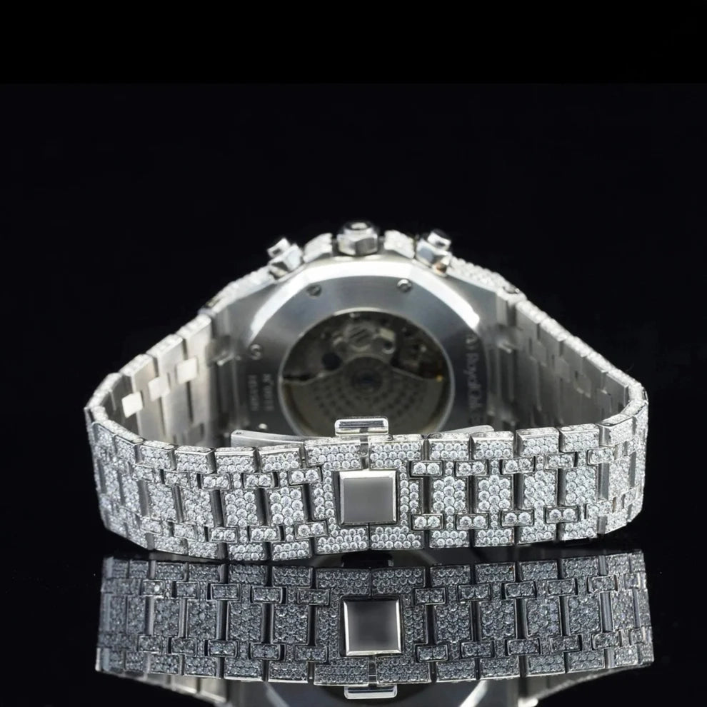 Chronograph Multi Dial Custom Hip Hop Moissanite VVS Watch
