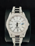 Fully Ice Out White Dial Luxury Moissanite Watch
