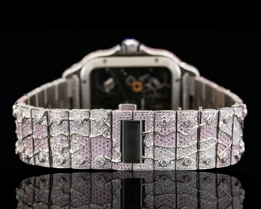 Iced Out Real Moissanite Luxury Diamond Watch