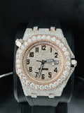 VVS Moissanite Iced Out Stainless Steel Diamond Watch