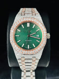 Unique Dial Full Ice Out VVS Moissanite Hip Hop Watch For Men