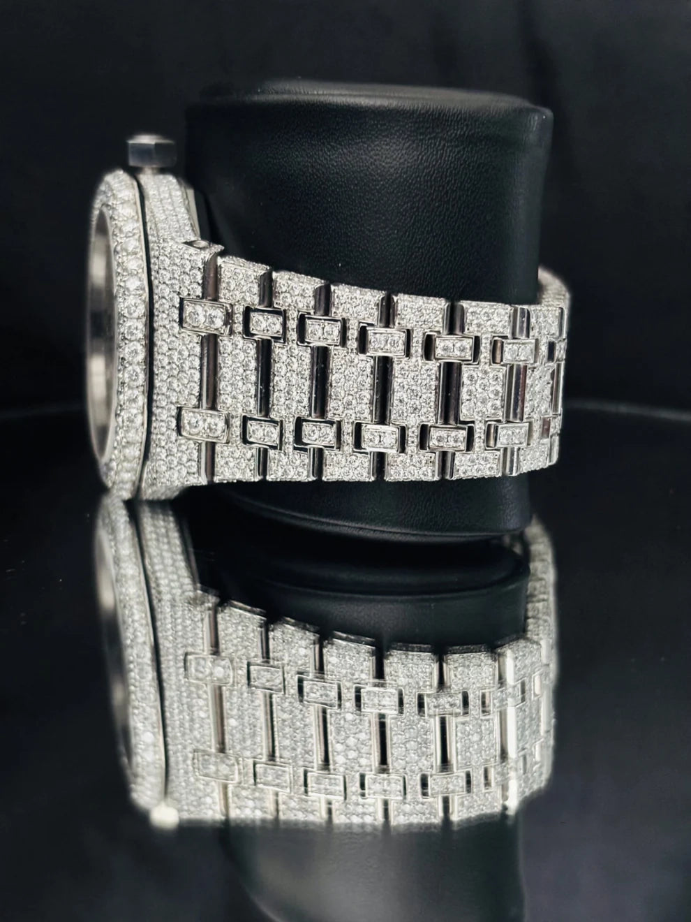 Color Full Dial Fully Ice Out Moissanite Diamond Watch