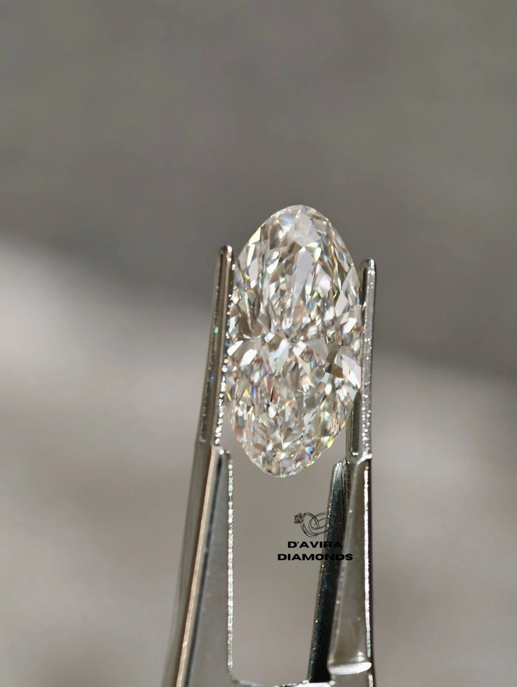 5 CT Moval Cut IGI Certified Lab Grown Loose Diamond