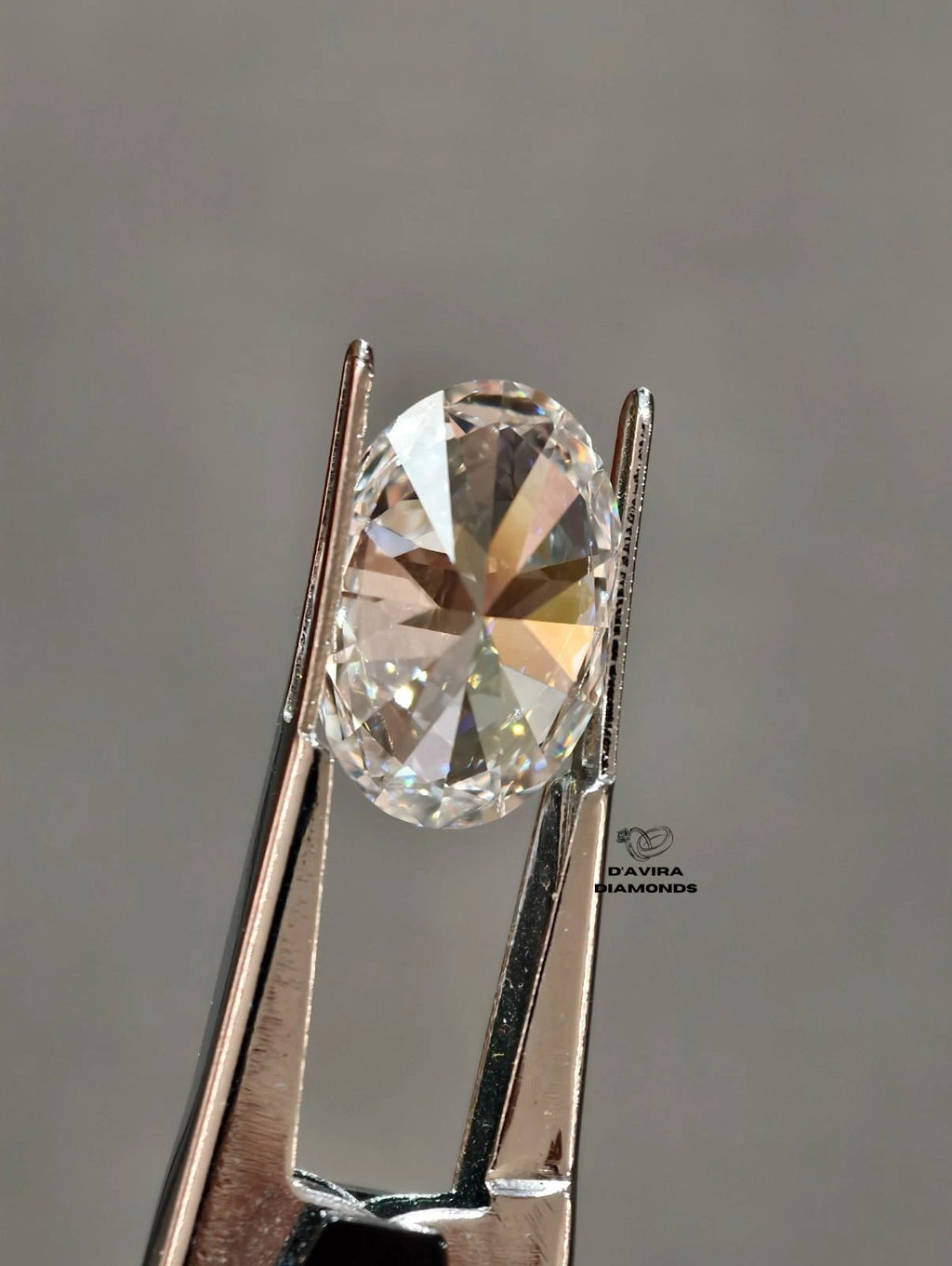 IGI Certified 5 CT Oval Cut Lab Grown Diamond For Jewelry