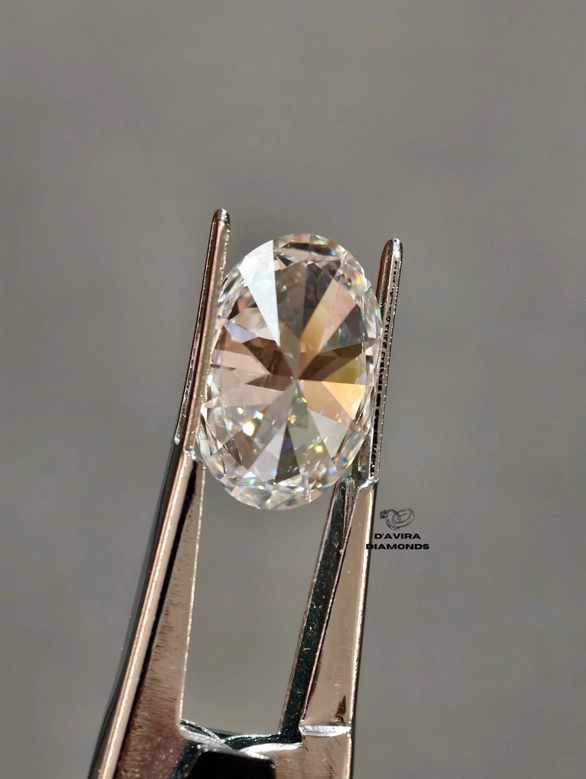 IGI Certified 5 CT Oval Cut Lab Grown Diamond For Jewelry