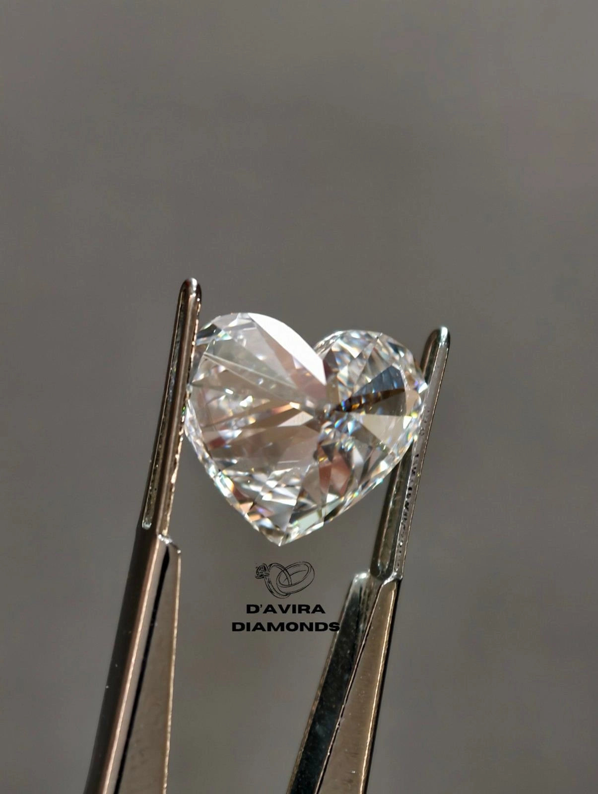Certified Heart Shape Lab Grown Loose Diamond