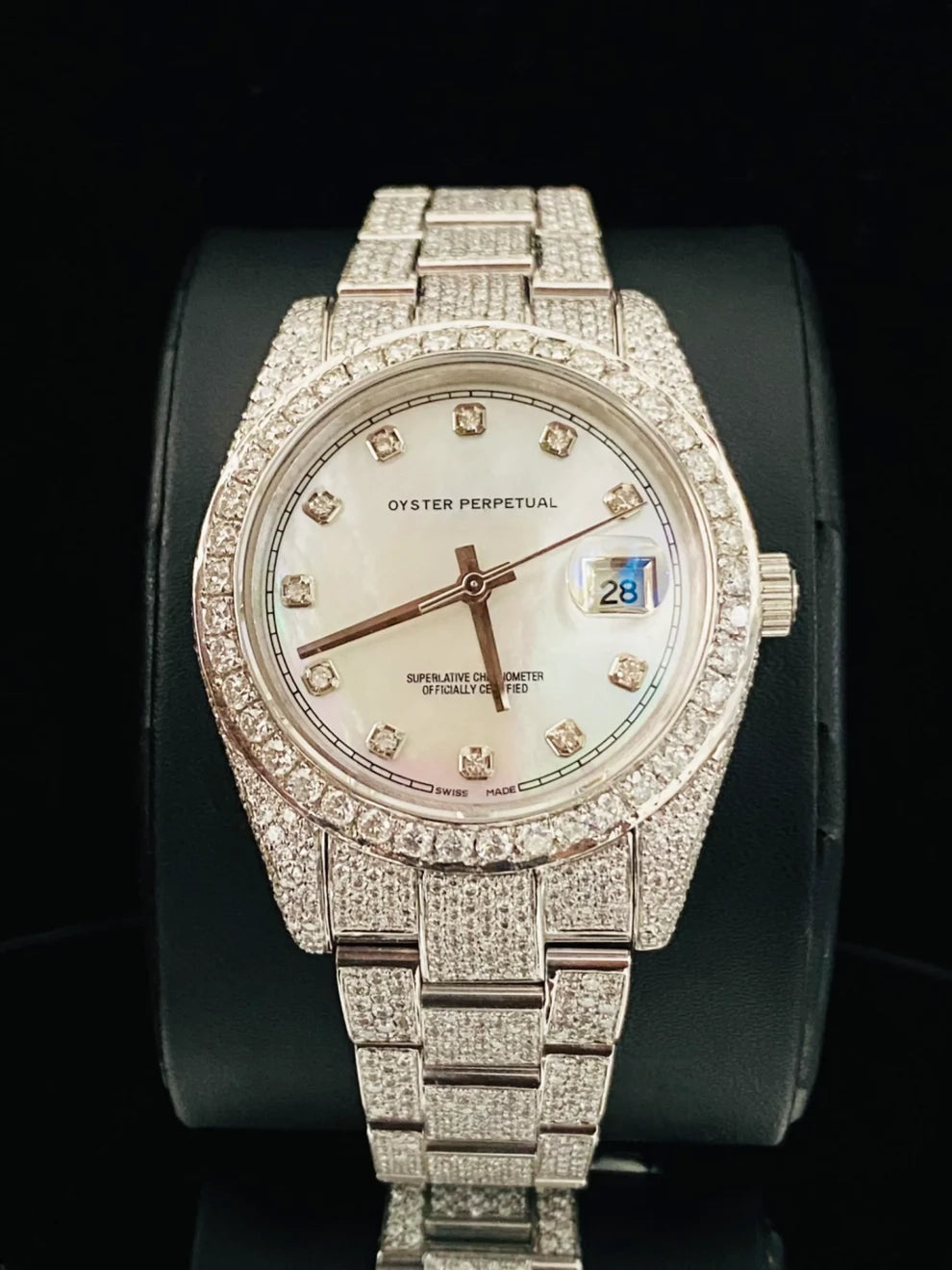 Fully Ice Out Automatic Hip Hop Watch for Men