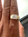 Princess Cut Diamond Engagement Ring For Men