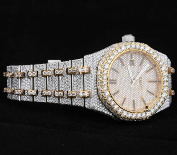 Buy 41MM Fully Studded Moissanite Iced Out Watch For Men