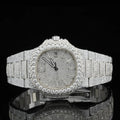 Men's Fully Studded Two Tone Full Diamond Watch For Gift