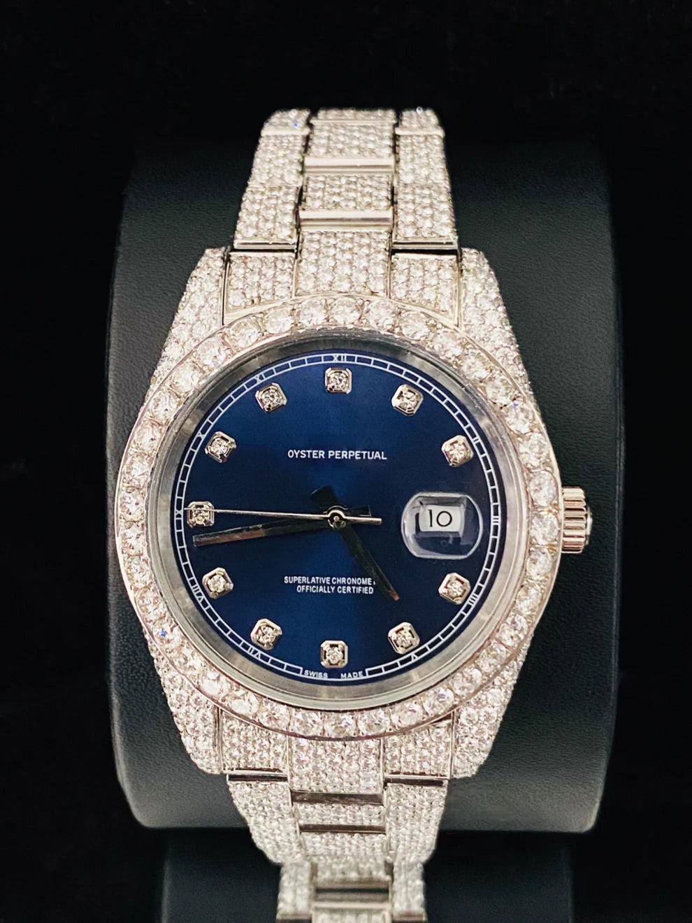 Custom Iced Out VVS Moissanite Rapper Bling Bling Watch