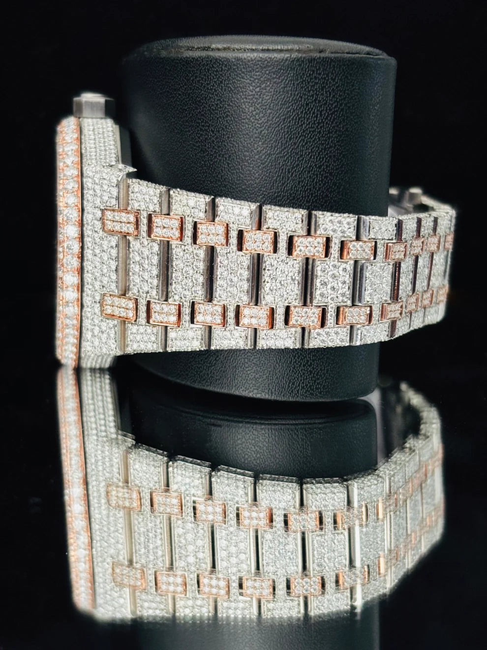 Unique Dial Full Ice Out VVS Moissanite Hip Hop Watch For Men