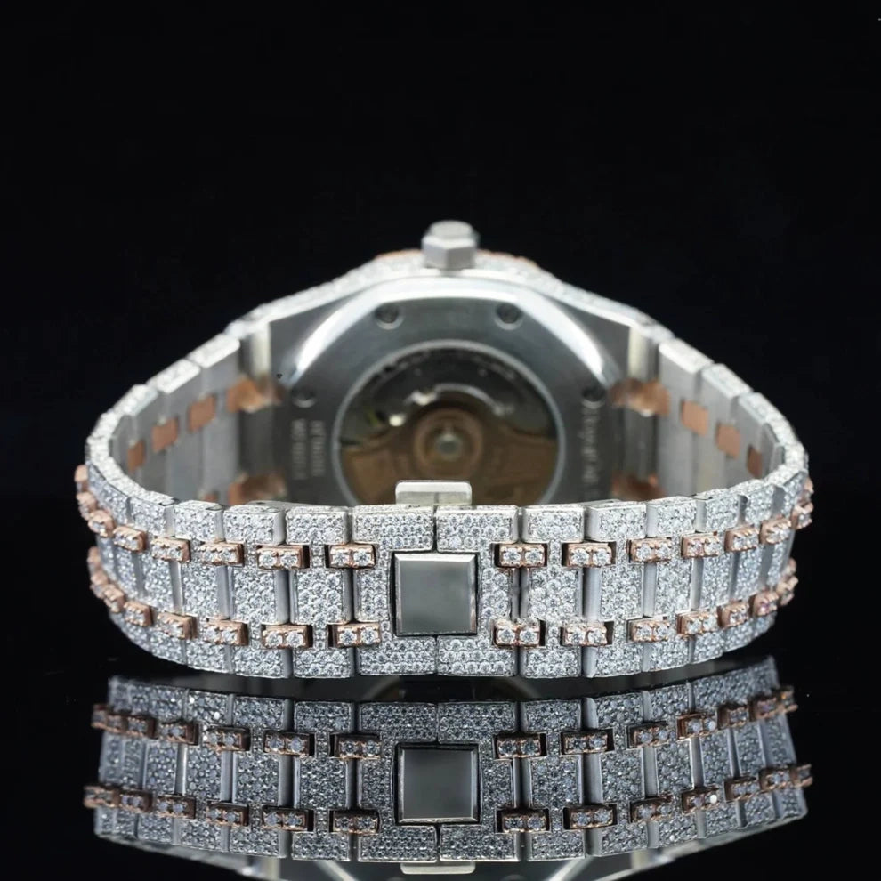 Men's New Trendy Style VVS Moissanite Diamond Watch