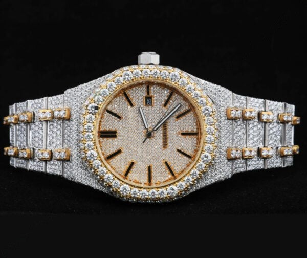 Buy 41MM Fully Studded Moissanite Iced Out Watch For Men