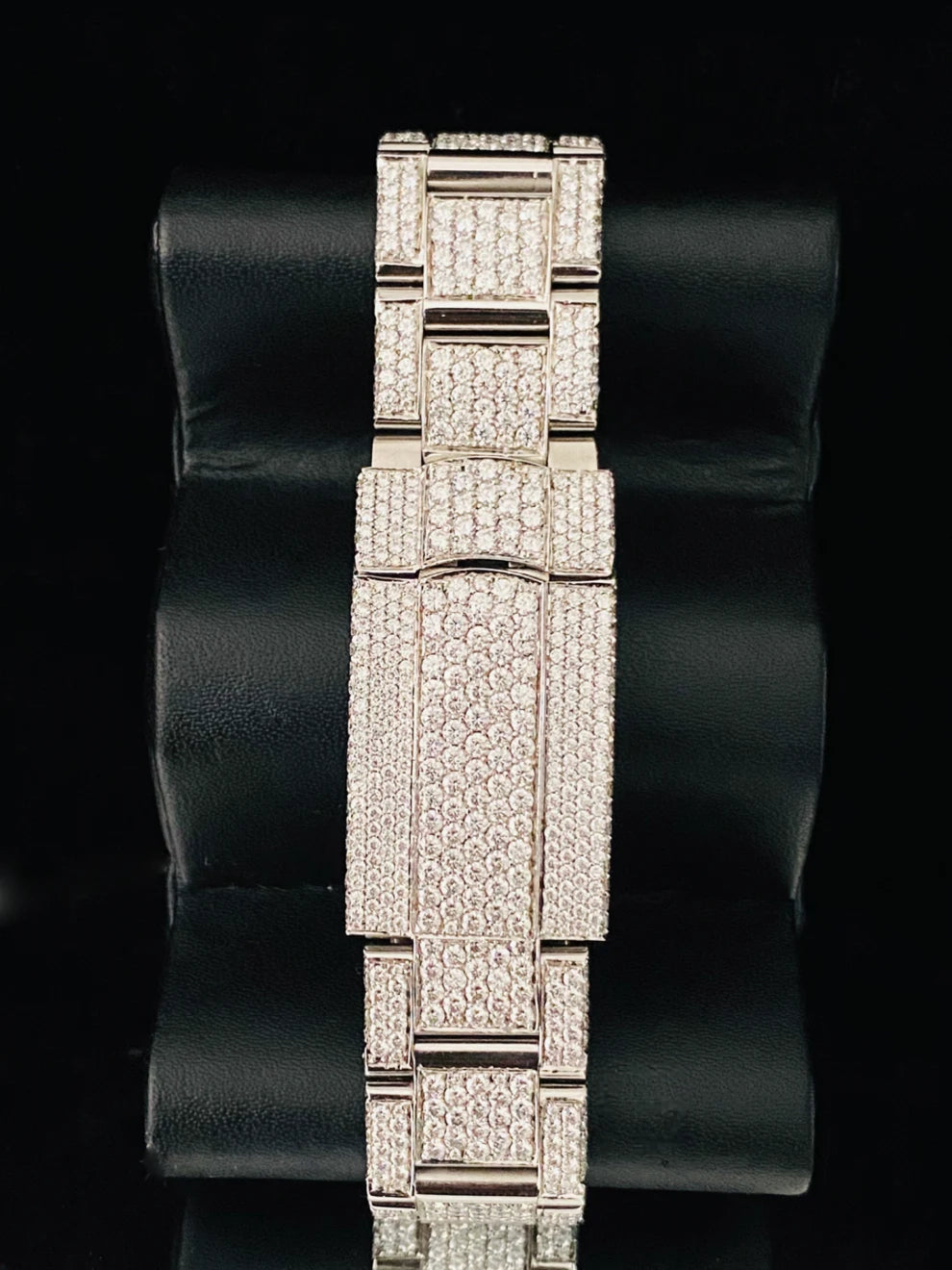 Men's 41MM VVS Moissanite Fully Iced Out Luxury Watch